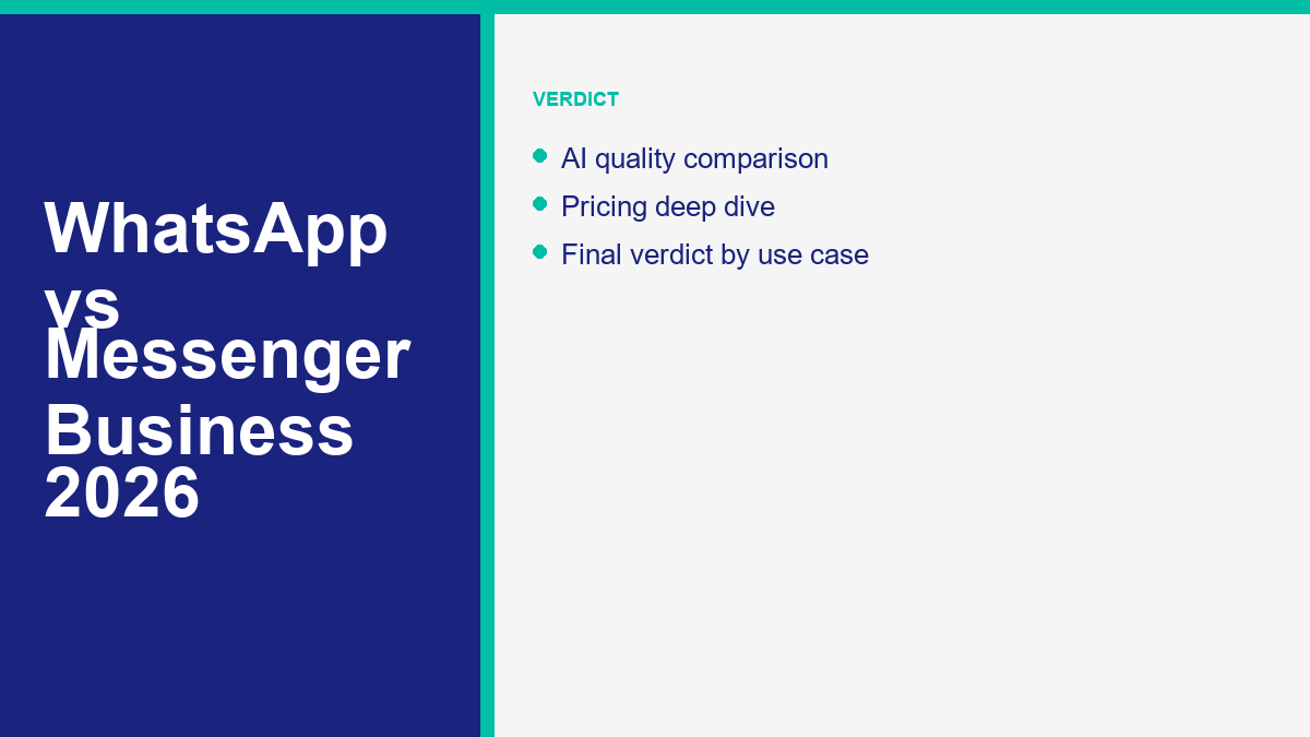 WhatsApp Business vs Facebook Messenger for Business 2026: Which Channel Should You Pick 2 whatsapp-business-vs-messenger comparison