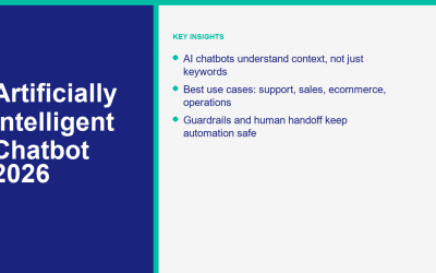 Artificially Intelligent Chatbot: Meaning, Examples, and Business Uses in 2026