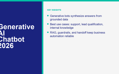 Generative Artificial Intelligence Chatbot: How It Works and Best Uses in 2026