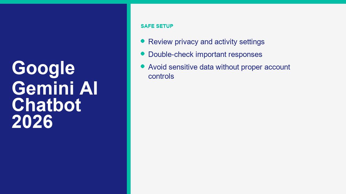 Google Gemini privacy and workflow checklist for businesses