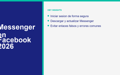 Messenger en Facebook: Guia 2026 para Usar, Configurar y Solucionar Messenger
