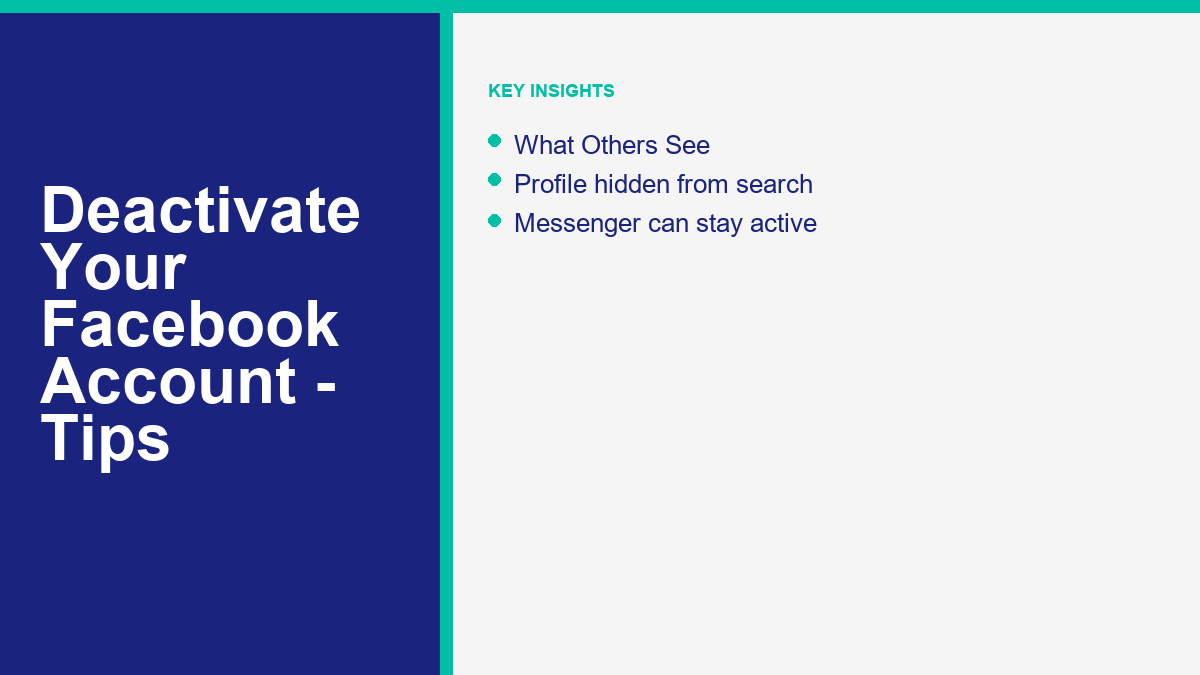 How to Deactivate Your Facebook Account in 2026 (vs Deleting) - steps