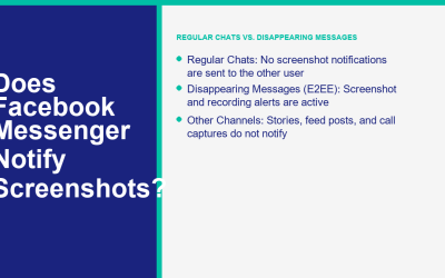 Does Facebook Messenger Notify Screenshots? 2026 Privacy Rules