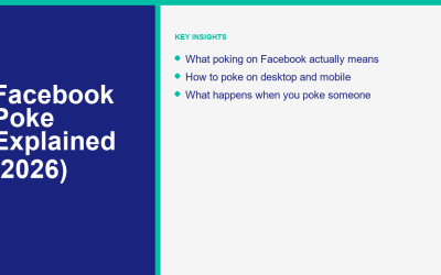 What Does Poke Mean on Facebook? The Complete 2026 Guide