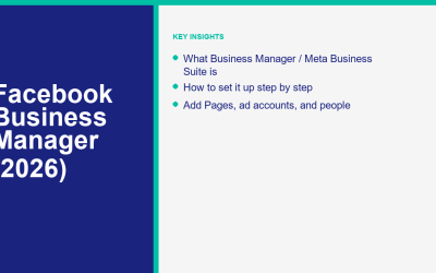 Facebook Business Manager: The Complete Setup and Management Guide