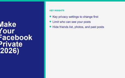 How to Make Your Facebook Private: The Complete 2026 Guide