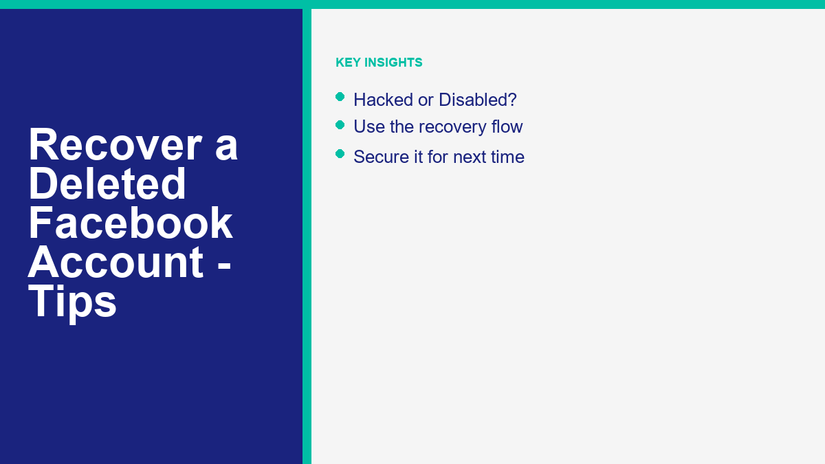 How to Recover a Deleted Facebook Account in 2026 (Step-by-Step) - steps