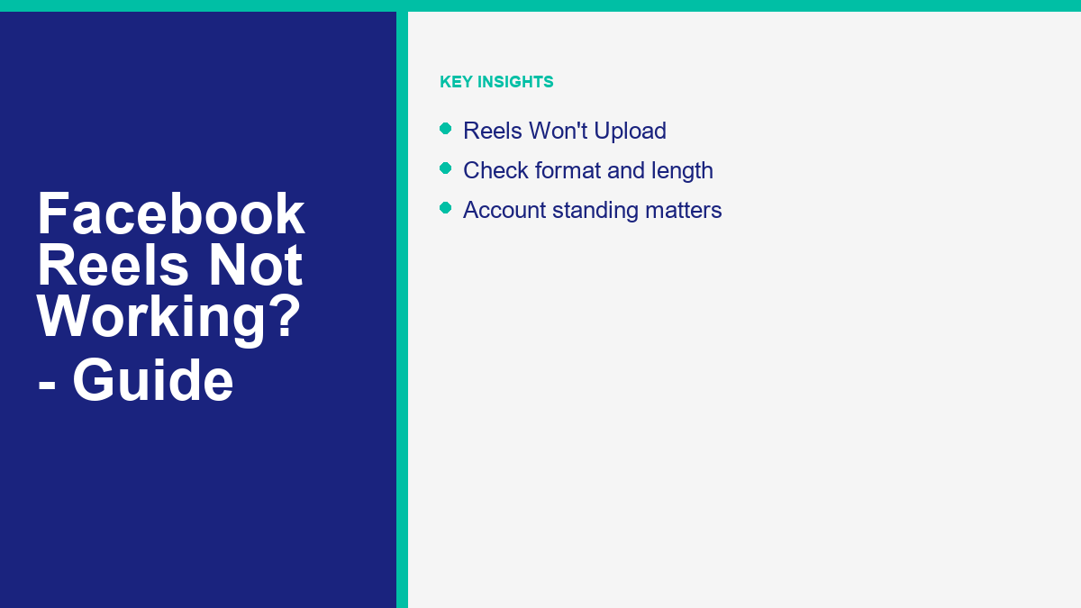 Facebook Reels Not Working in 2026? Causes and Fixes 1 Facebook Reels Not Working in 2026? Causes and Fixes - details