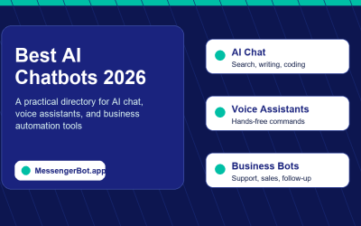 Comprehensive List of Chatbots: Exploring Types, Names, and the Best AI Chats in 2026