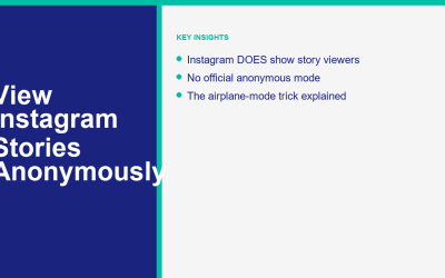 How to View Instagram Stories Anonymously in 2026 (and Are Viewer Apps Safe?)