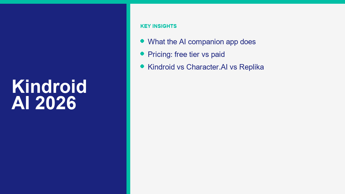 Kindroid AI in 2026: Companion App Guide, Pricing, and Safety Kindroid AI in 2026: Companion App Guide, Pricing, and Safety