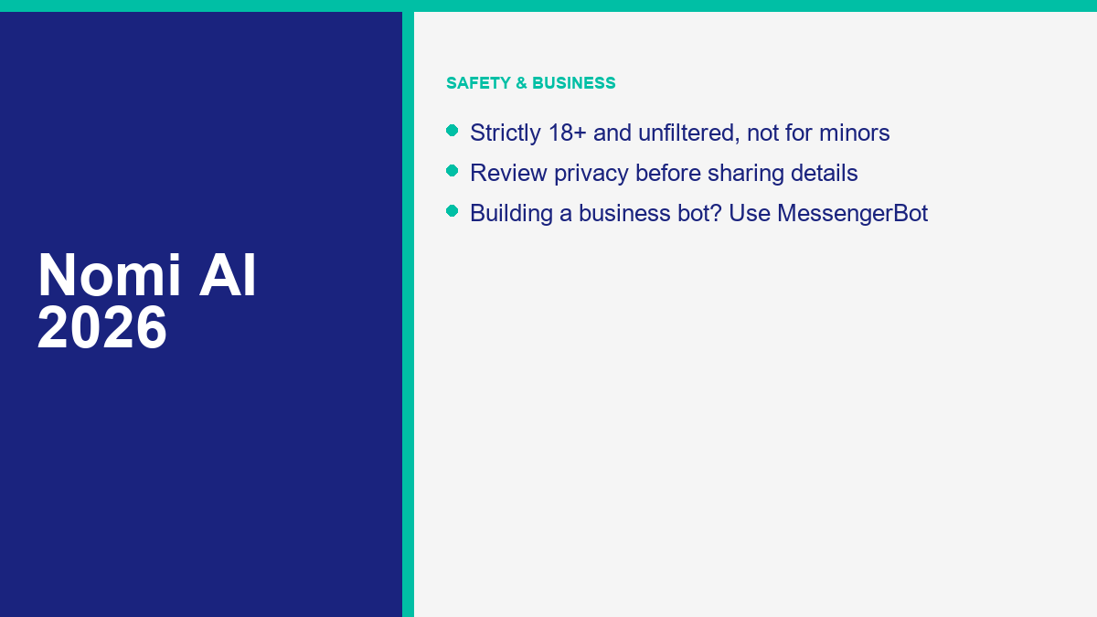 Nomi AI versus MessengerBot for business automation