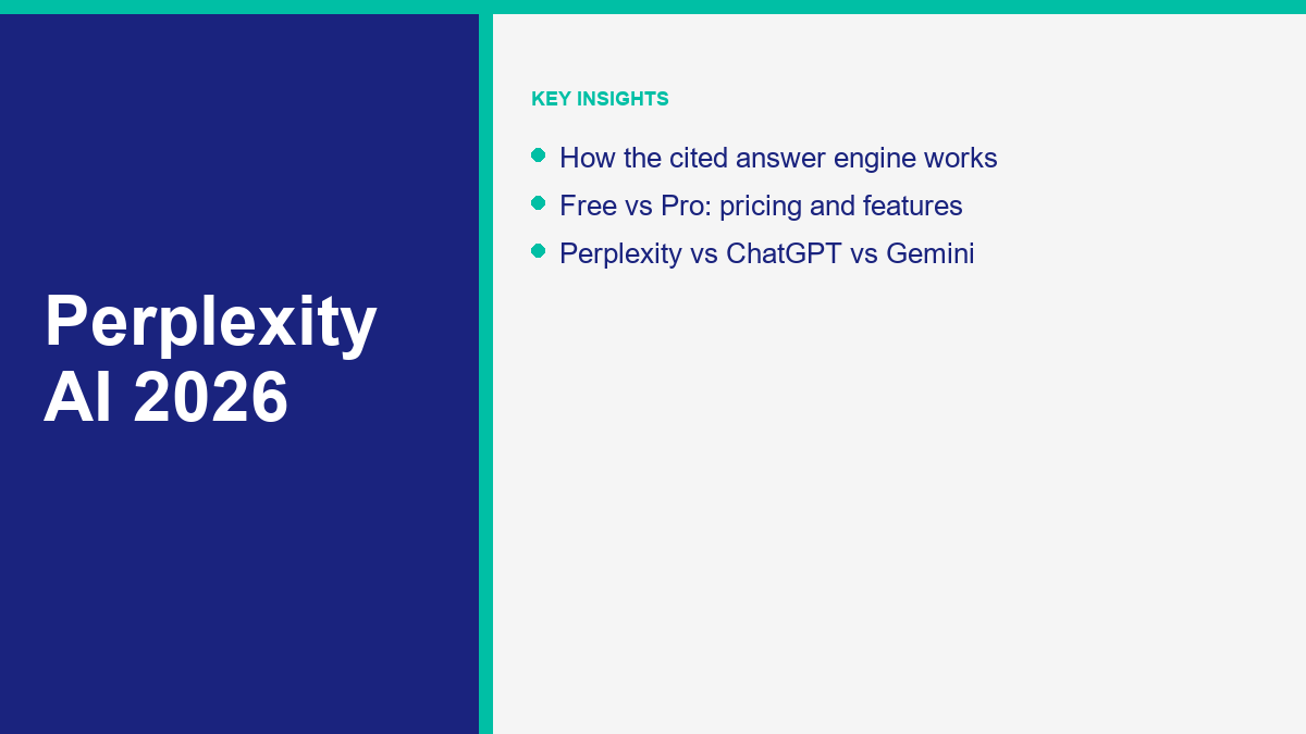 Perplexity AI in 2026: How the Answer Engine Works, Pricing, and Best Alternatives Perplexity AI in 2026: How the Answer Engine Works, Pricing, and Best Alternatives