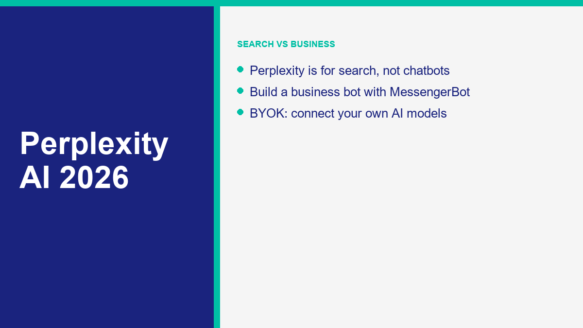 Perplexity AI in 2026: How the Answer Engine Works, Pricing, and Best Alternatives 2 Perplexity AI versus MessengerBot for business automation