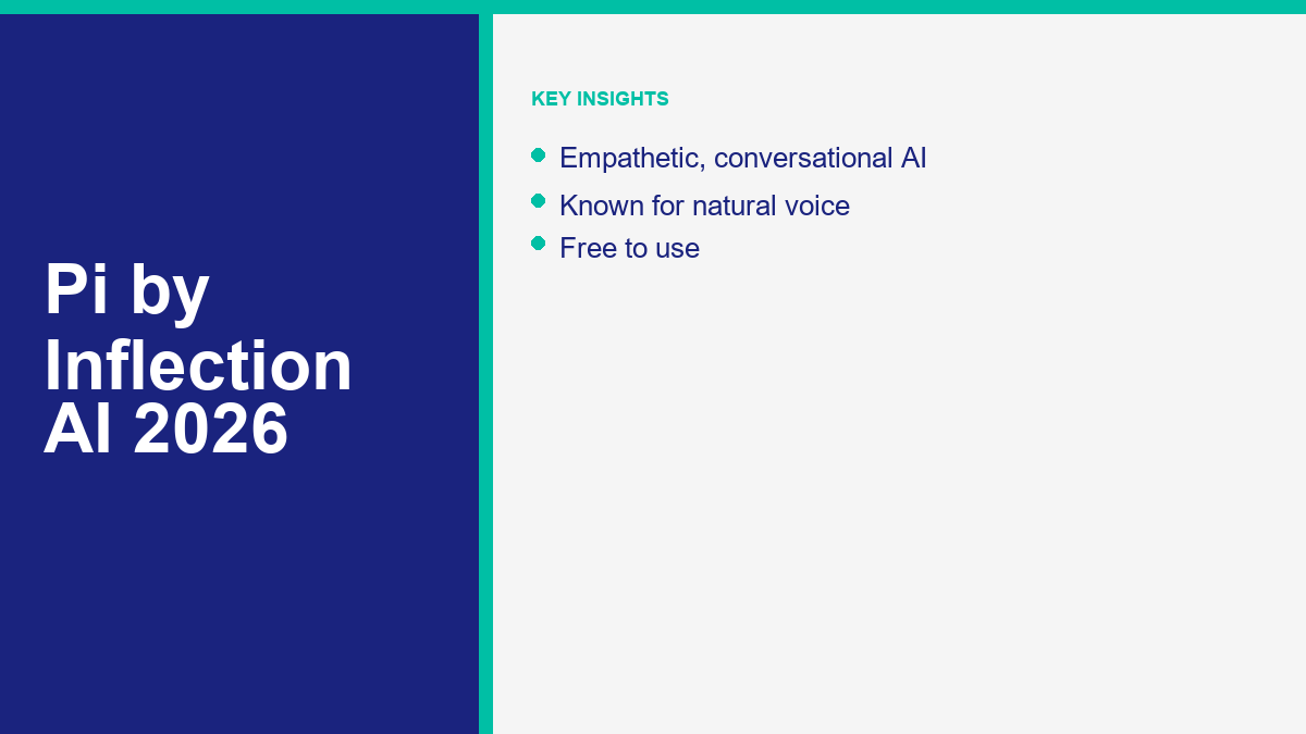 piai-featured Pi by Inflection AI in 2026: Features, Safety, and How It Compares