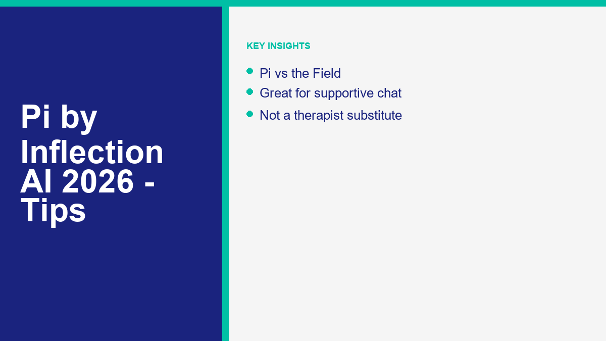 Pi by Inflection AI in 2026: Features, Safety, and How It Compares 2 Pi by Inflection AI in 2026: Features, Safety, and How It Compares - steps