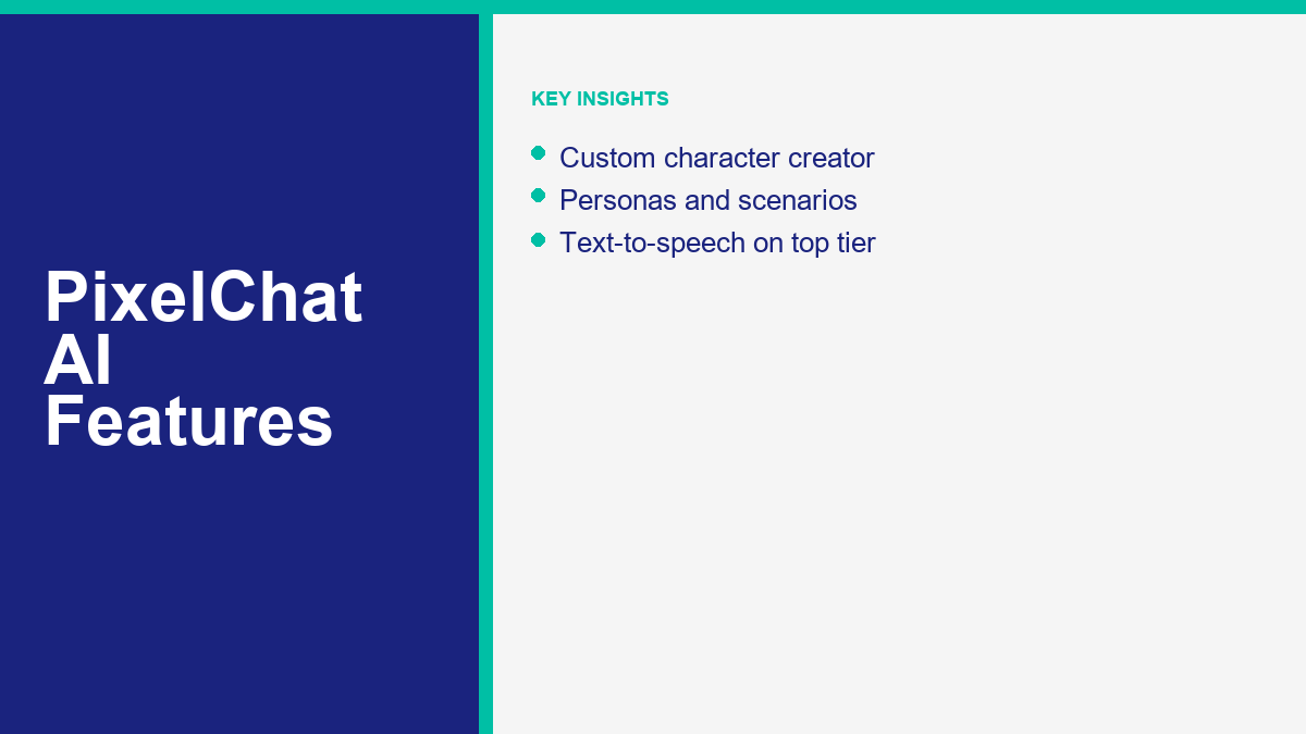 PixelChat AI in 2026: Features, Safety, Pricing & Alternatives 1 PixelChat AI features and character creator