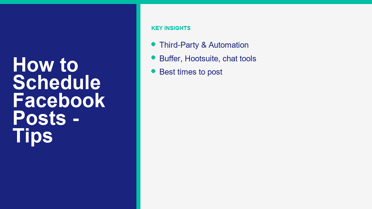 How to Schedule Facebook Posts in 2026 (Free Tools & Step-by-Step) - steps