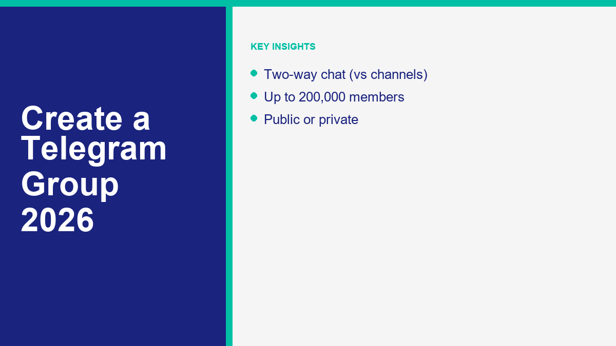 tggroups-featured How to Create a Telegram Group in 2026: Setup, Admin Tools, and Privacy