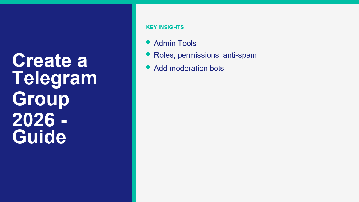 How to Create a Telegram Group in 2026: Setup, Admin Tools, and Privacy 1 How to Create a Telegram Group in 2026: Setup, Admin Tools, and Privacy - details