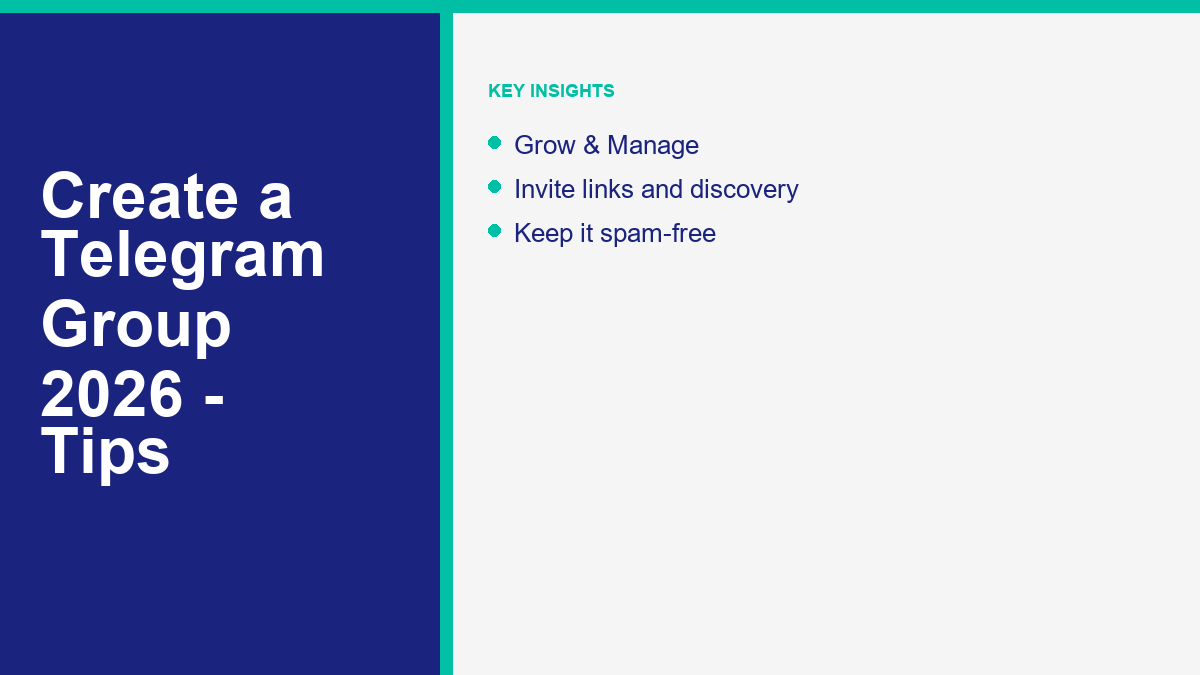 How to Create a Telegram Group in 2026: Setup, Admin Tools, and Privacy 2 How to Create a Telegram Group in 2026: Setup, Admin Tools, and Privacy - steps