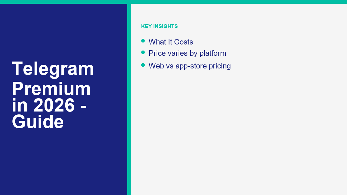 Telegram Premium in 2026: Features, Cost, and Is It Worth It? - details