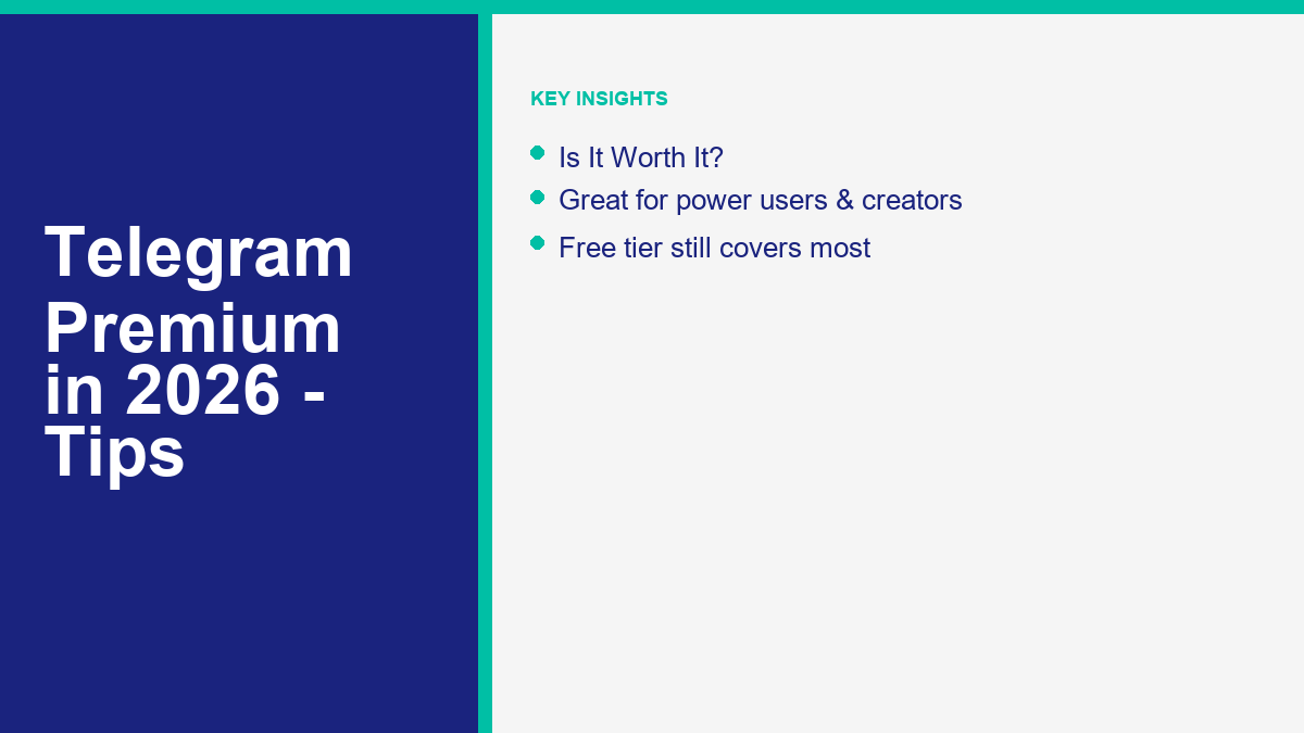 Telegram Premium in 2026: Features, Cost, and Is It Worth It? - steps