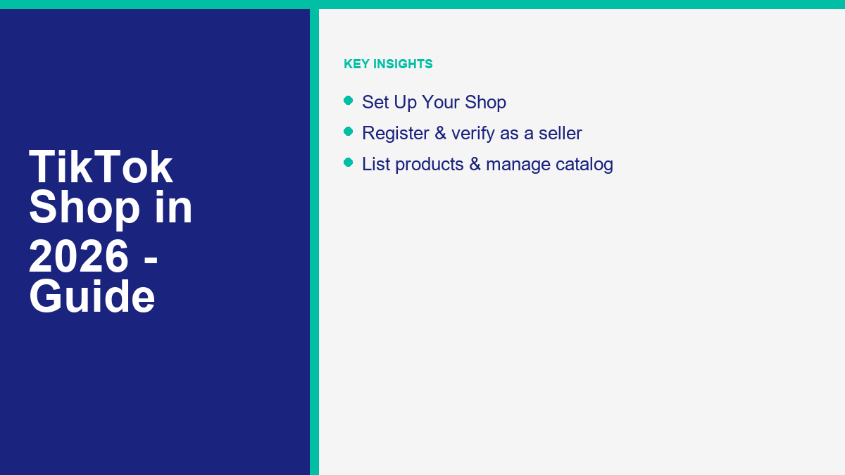 TikTok Shop in 2026: How to Set Up Your Shop and Start Selling 1 TikTok Shop in 2026: How to Set Up Your Shop and Start Selling - details
