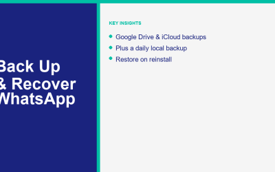 How to Back Up and Recover WhatsApp Messages in 2026 (Full Guide)