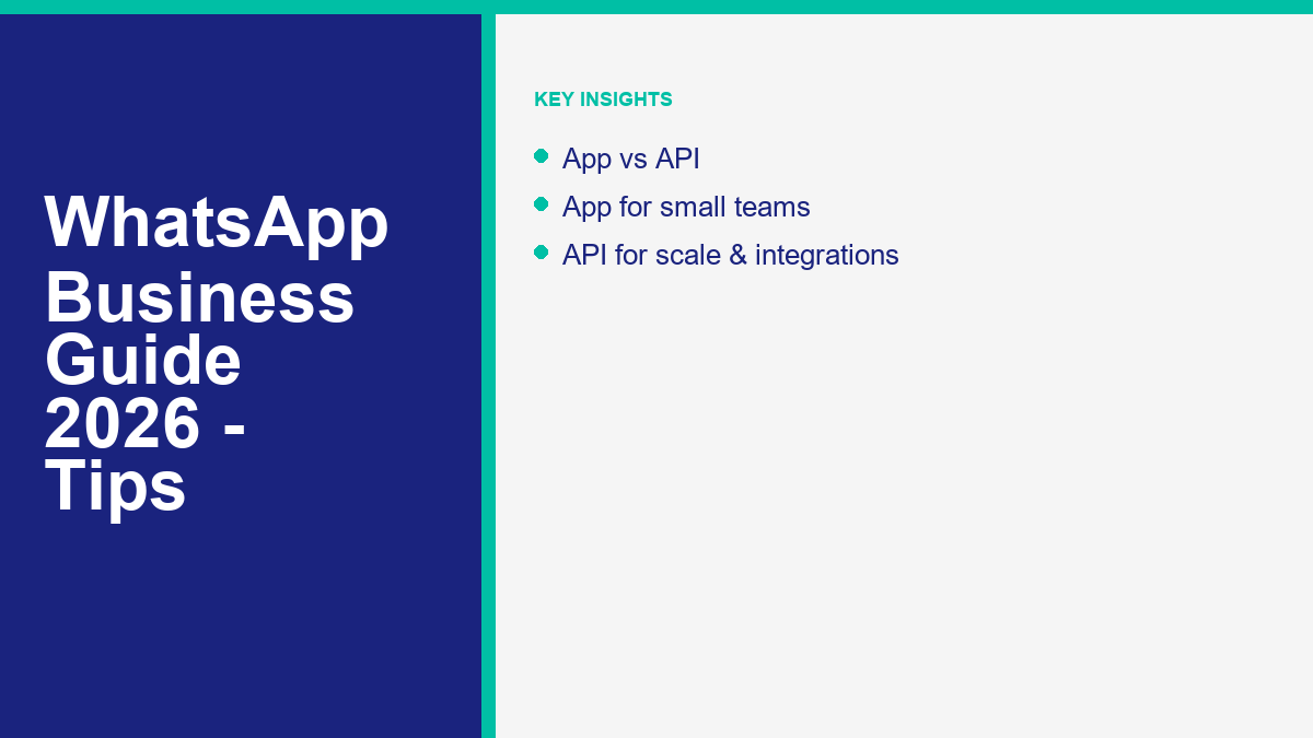 WhatsApp Business in 2026: Complete Guide for Small Businesses 2 WhatsApp Business in 2026: Complete Guide for Small Businesses - steps