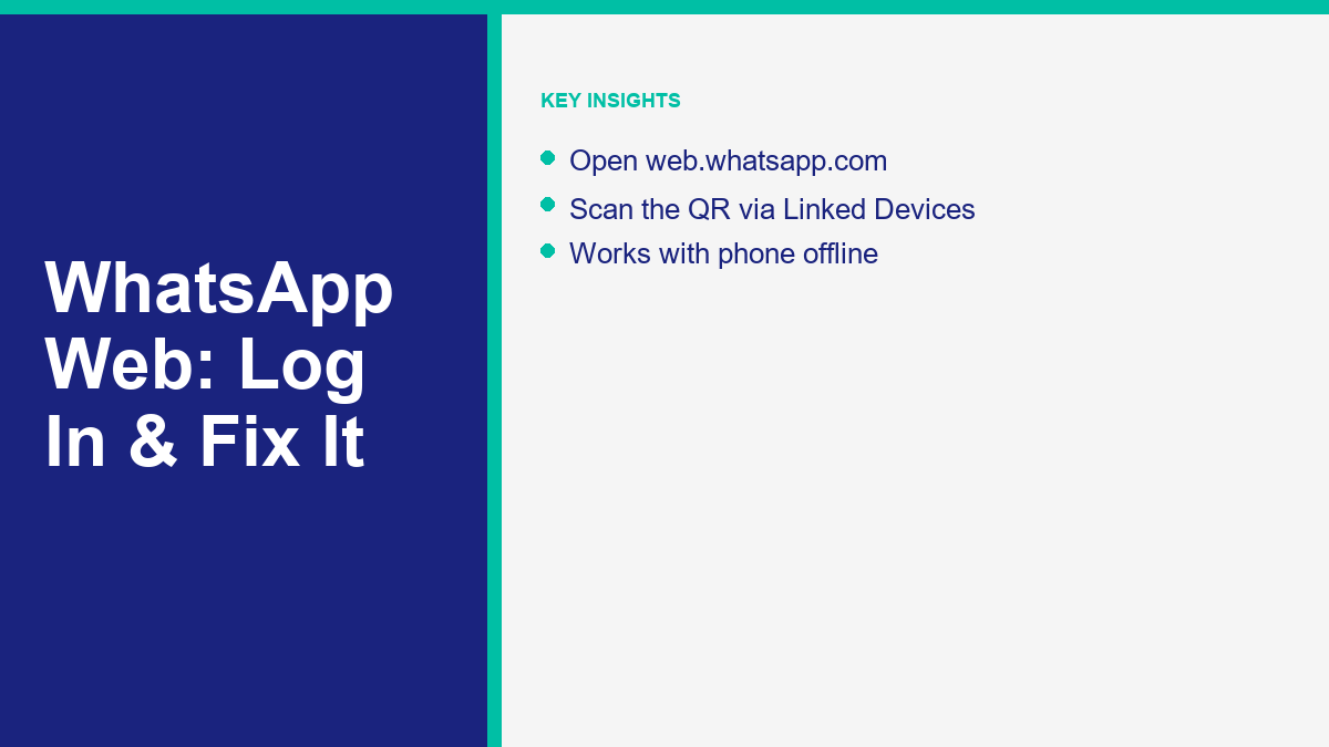 waweb-featured WhatsApp Web in 2026: How to Log In, Use It, and Fix Common Problems