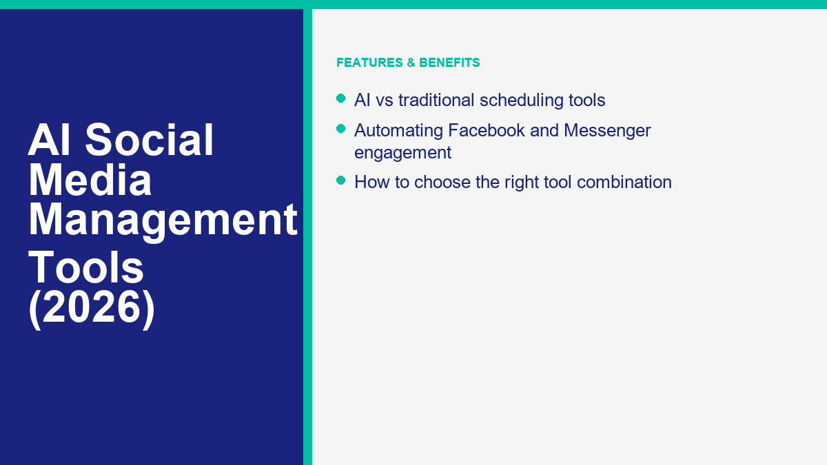 AI social media management tool categories in 2026