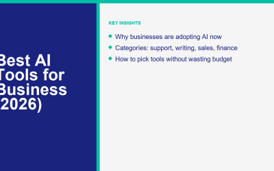 Best AI Tools for Business: Practical Operational Strategies for 2026