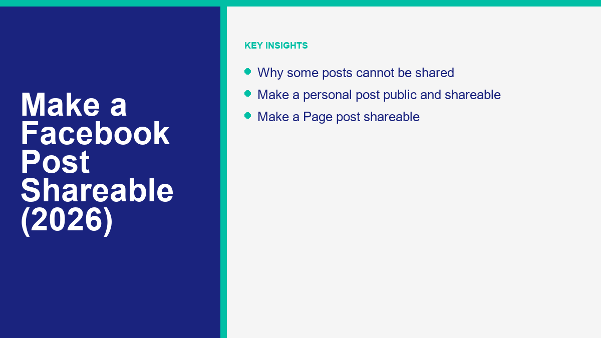 How to Make a Facebook Post Shareable: A Complete 2026 Guide How to Make a Facebook Post Shareable: A Complete 2026 Guide