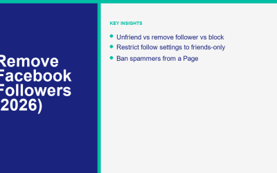 How to Remove or Delete Followers on Facebook in 2026 (Without Deleting Friends)