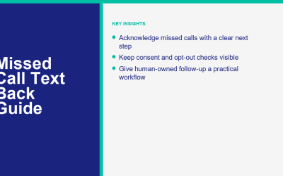 Missed Call Text Back: Templates, Consent, and Setup Guide