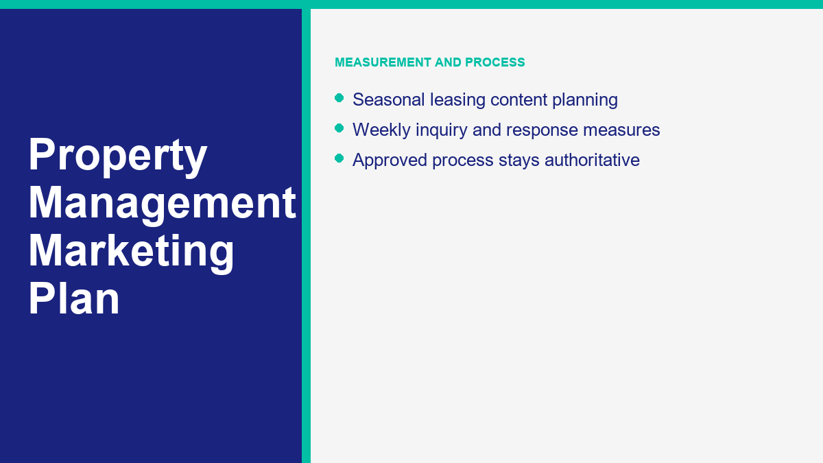 Property management inquiry measurement workflow